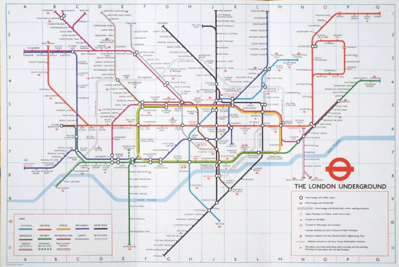 Map of London Underground - London Underground